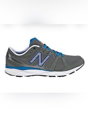New Balance Women's 690 V1 Running Shoe, Charcoal/Blue, 7 M US